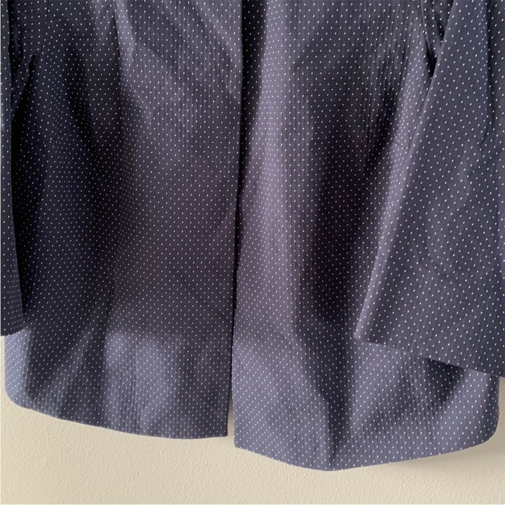 Pendleton Collared Blazer Cape Navy With White Pi… - image 4